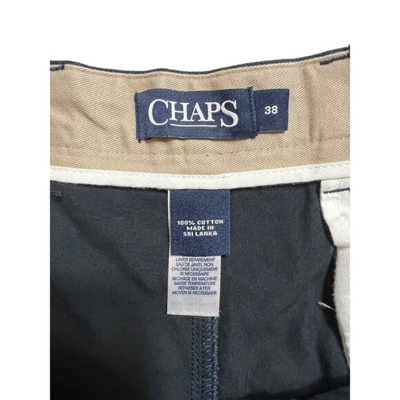Chaps Men's Navy Blue Casual Shorts - Picture 3 of 6
